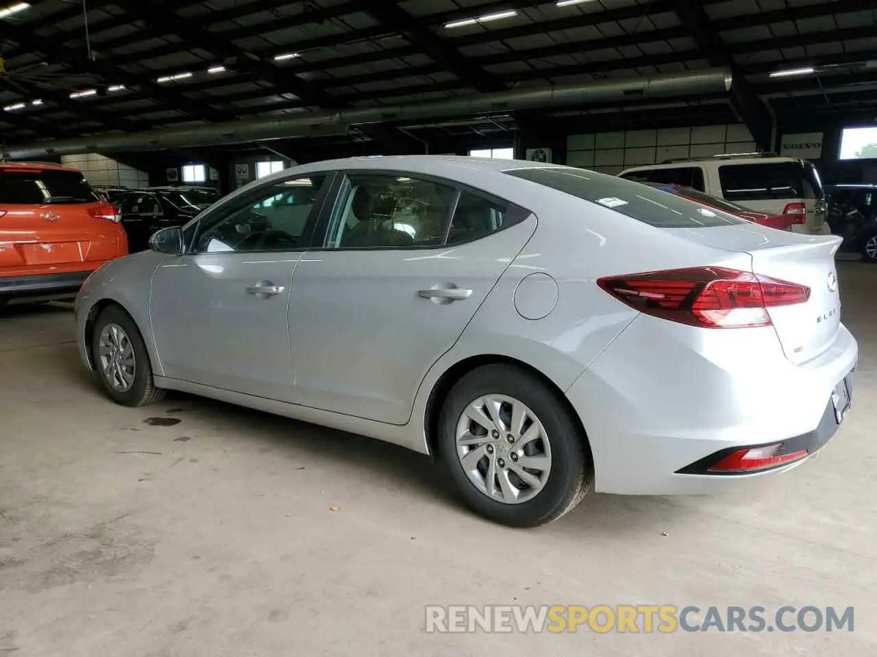 2 fotografías del automóvil dañado KMHD74LF3KU863869 HYUNDAI ELANTRA 2019