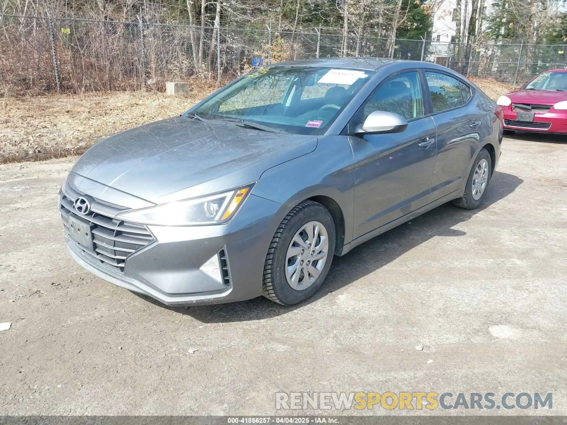 2 fotografías del automóvil dañado KMHD74LF7KU789081 HYUNDAI ELANTRA 2019