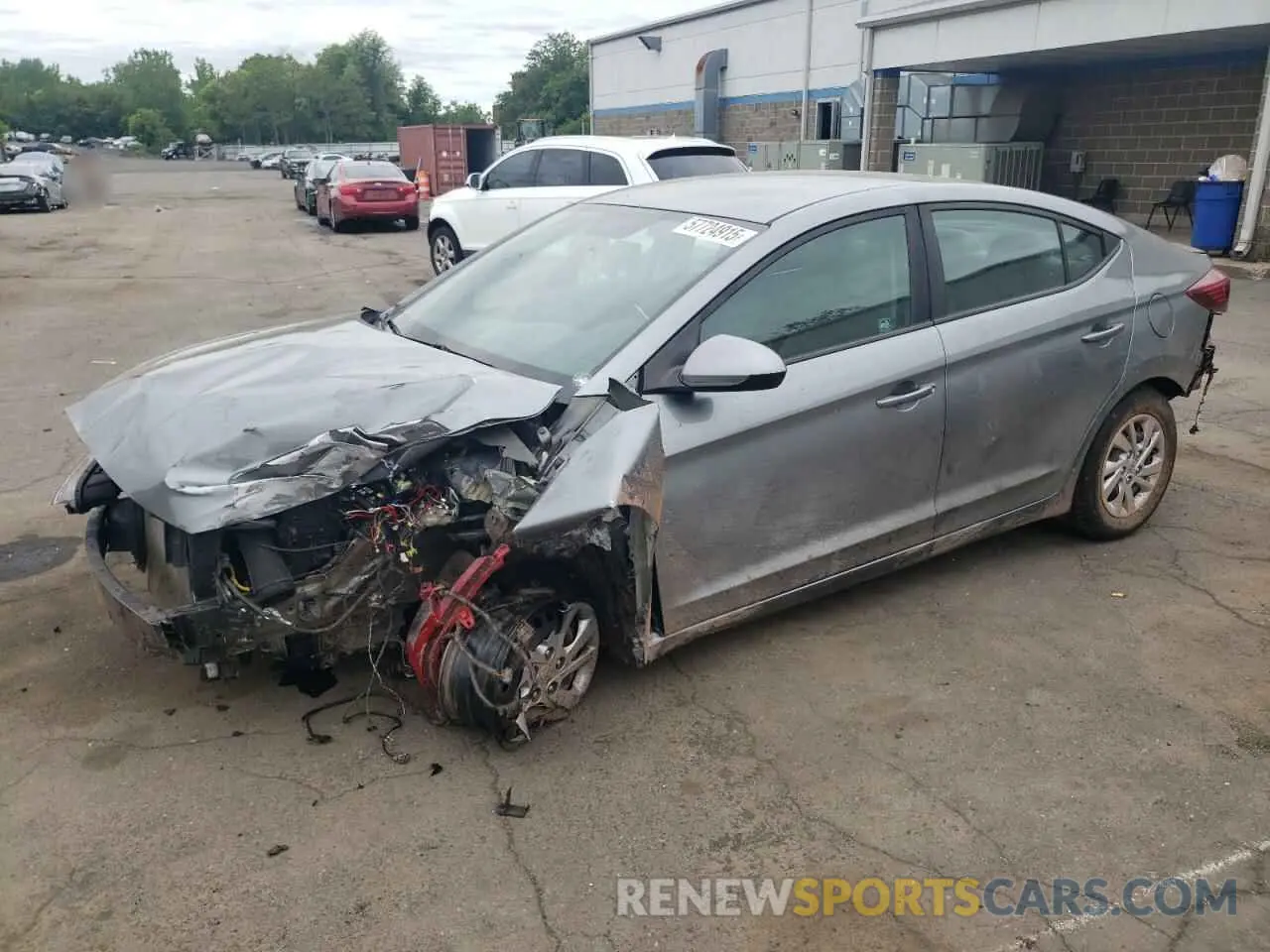 1 fotografías del automóvil dañado KMHD74LF8KU789073 HYUNDAI ELANTRA 2019