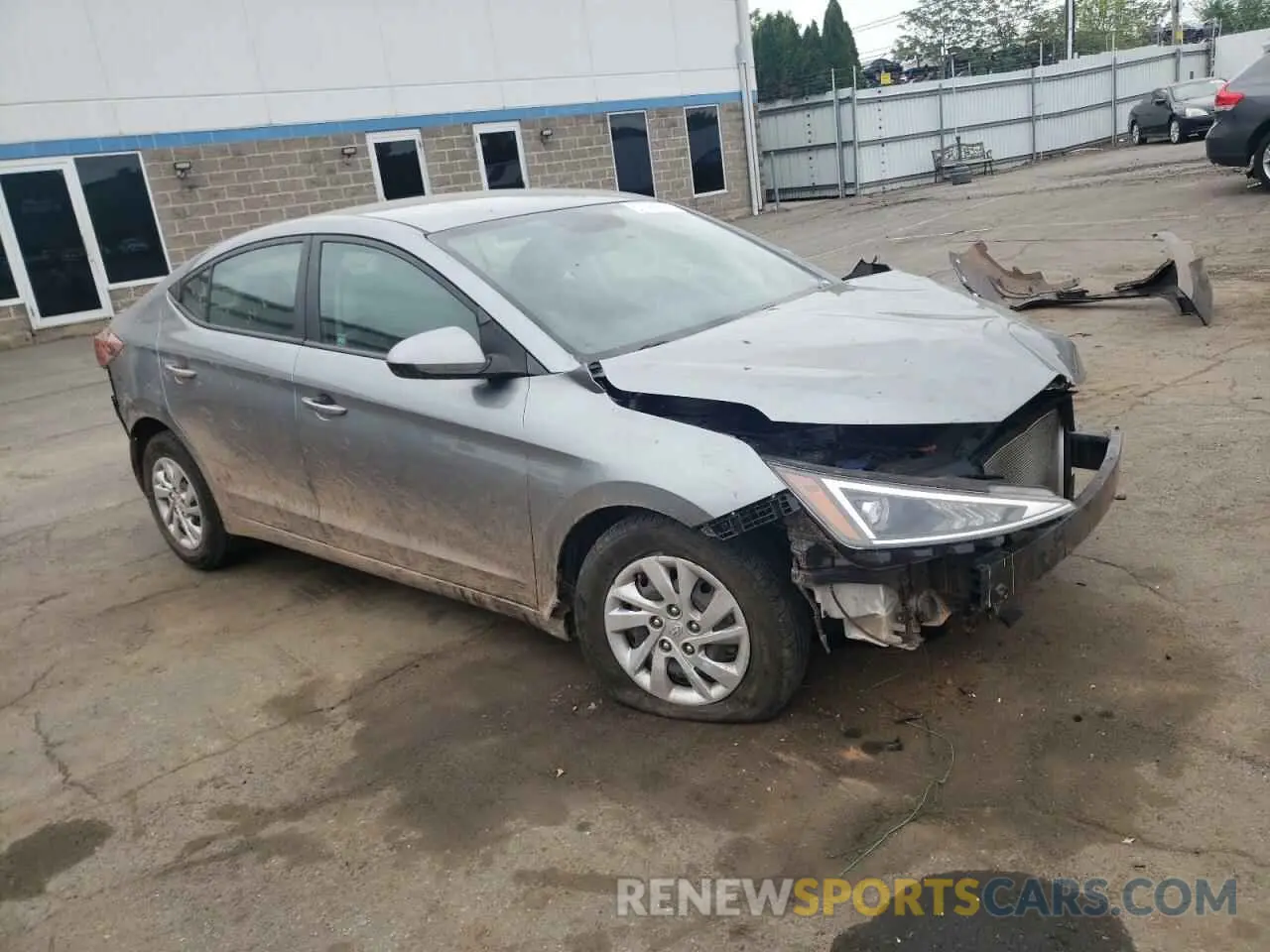 4 fotografías del automóvil dañado KMHD74LF8KU789073 HYUNDAI ELANTRA 2019