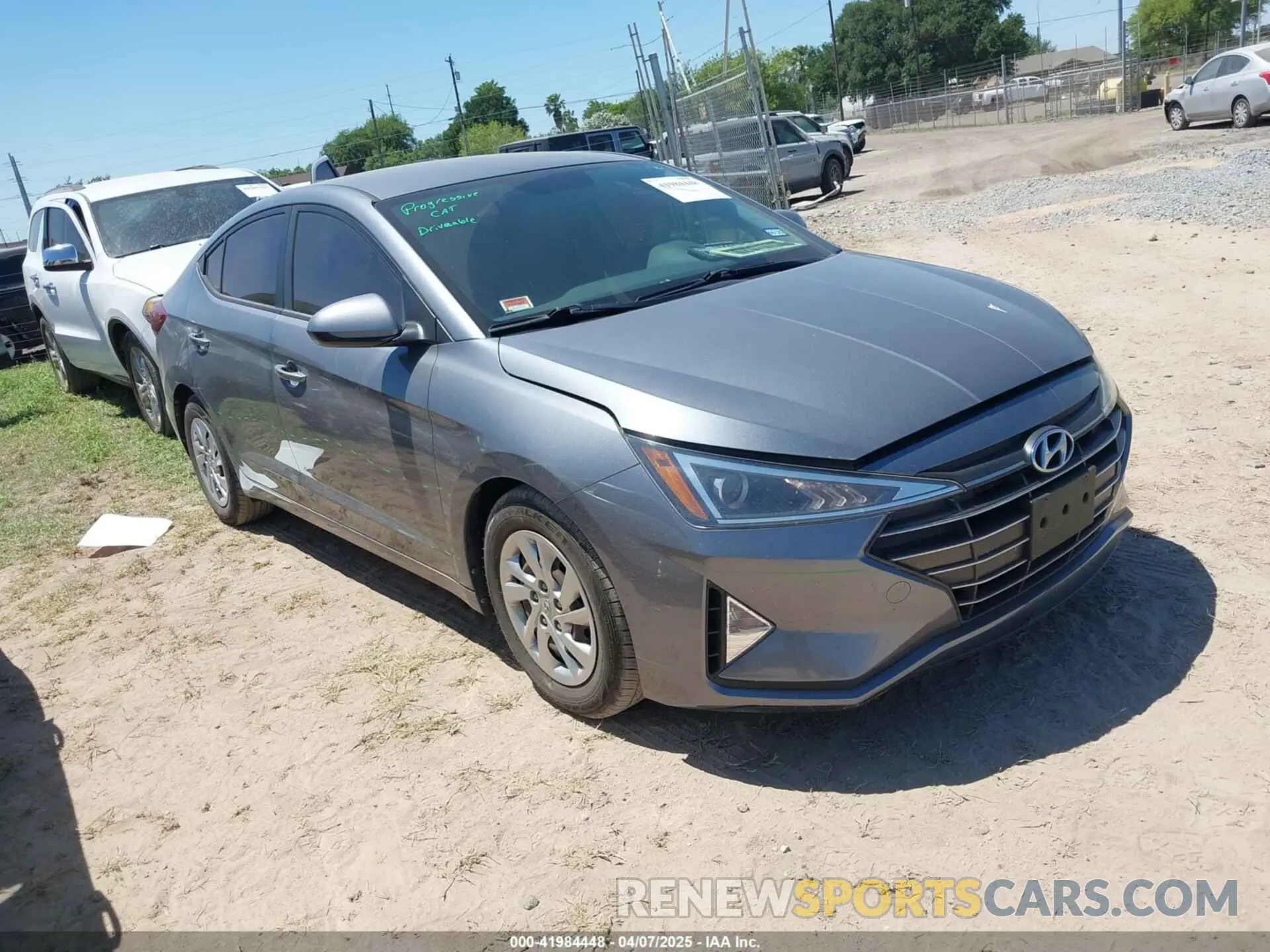 1 fotografías del automóvil dañado KMHD74LF9KU803966 HYUNDAI ELANTRA 2019