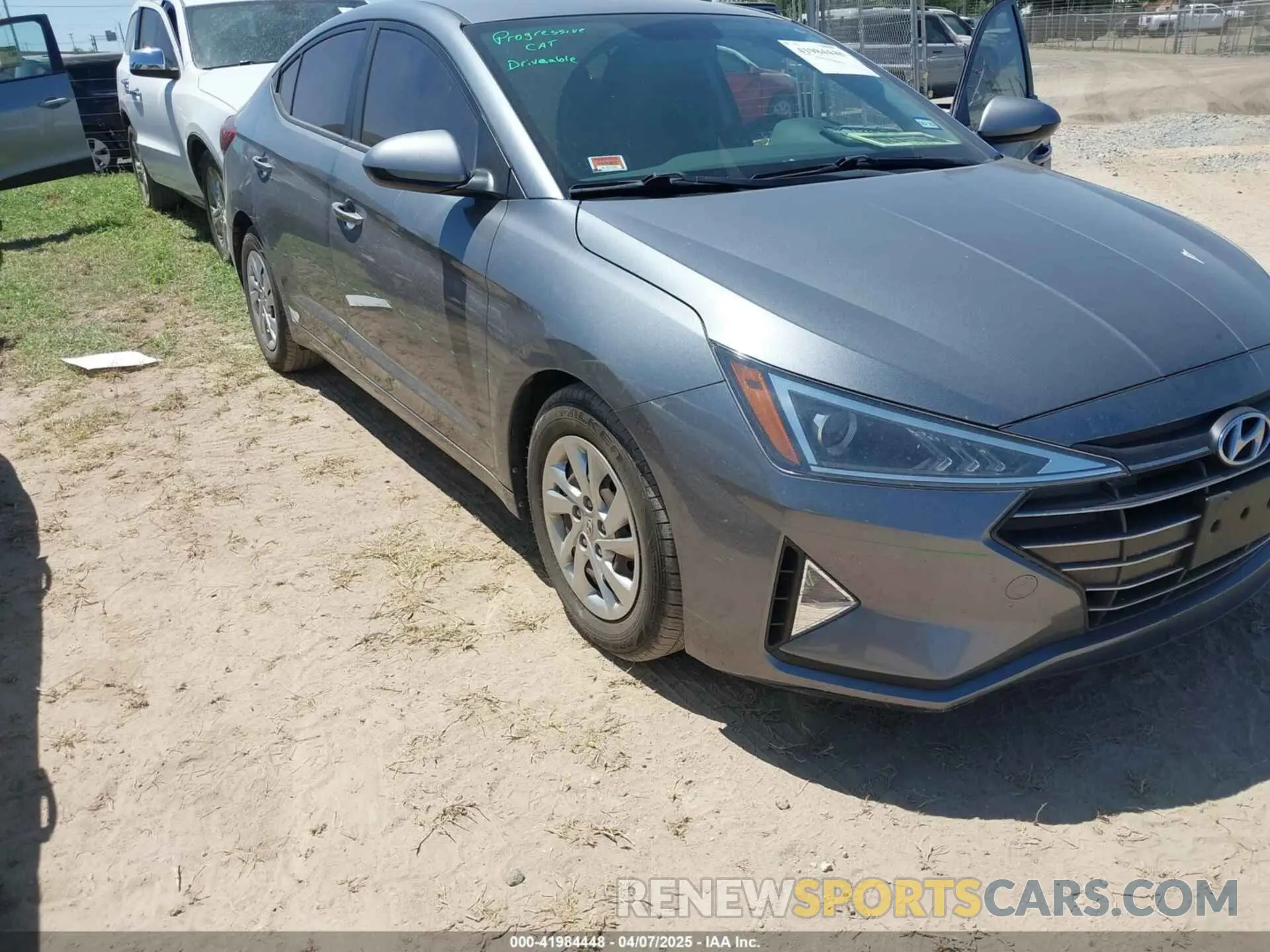 6 fotografías del automóvil dañado KMHD74LF9KU803966 HYUNDAI ELANTRA 2019