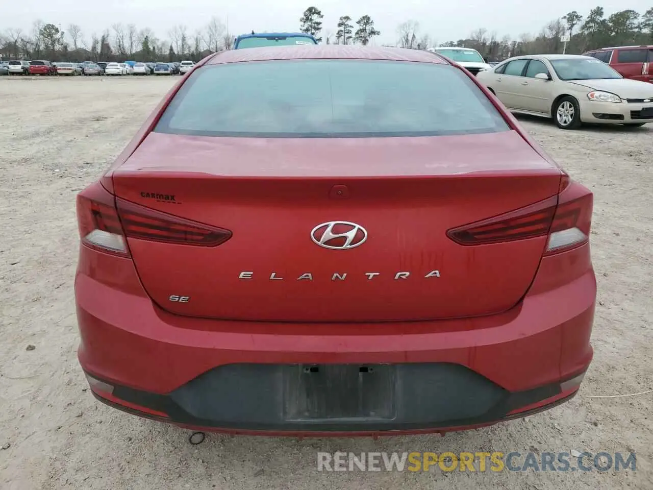 6 fotografías del automóvil dañado KMHD74LFXKU888767 HYUNDAI ELANTRA 2019