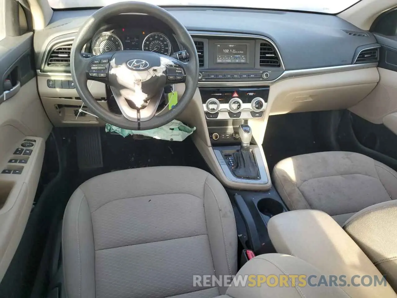 8 fotografías del automóvil dañado KMHD74LFXKU888767 HYUNDAI ELANTRA 2019