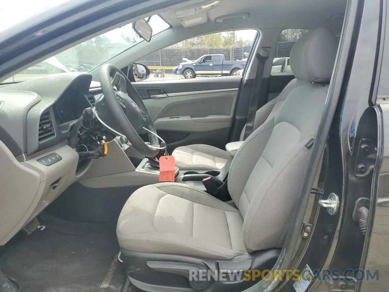 7 fotografías del automóvil dañado KMHD84LF0KU779361 HYUNDAI ELANTRA 2019