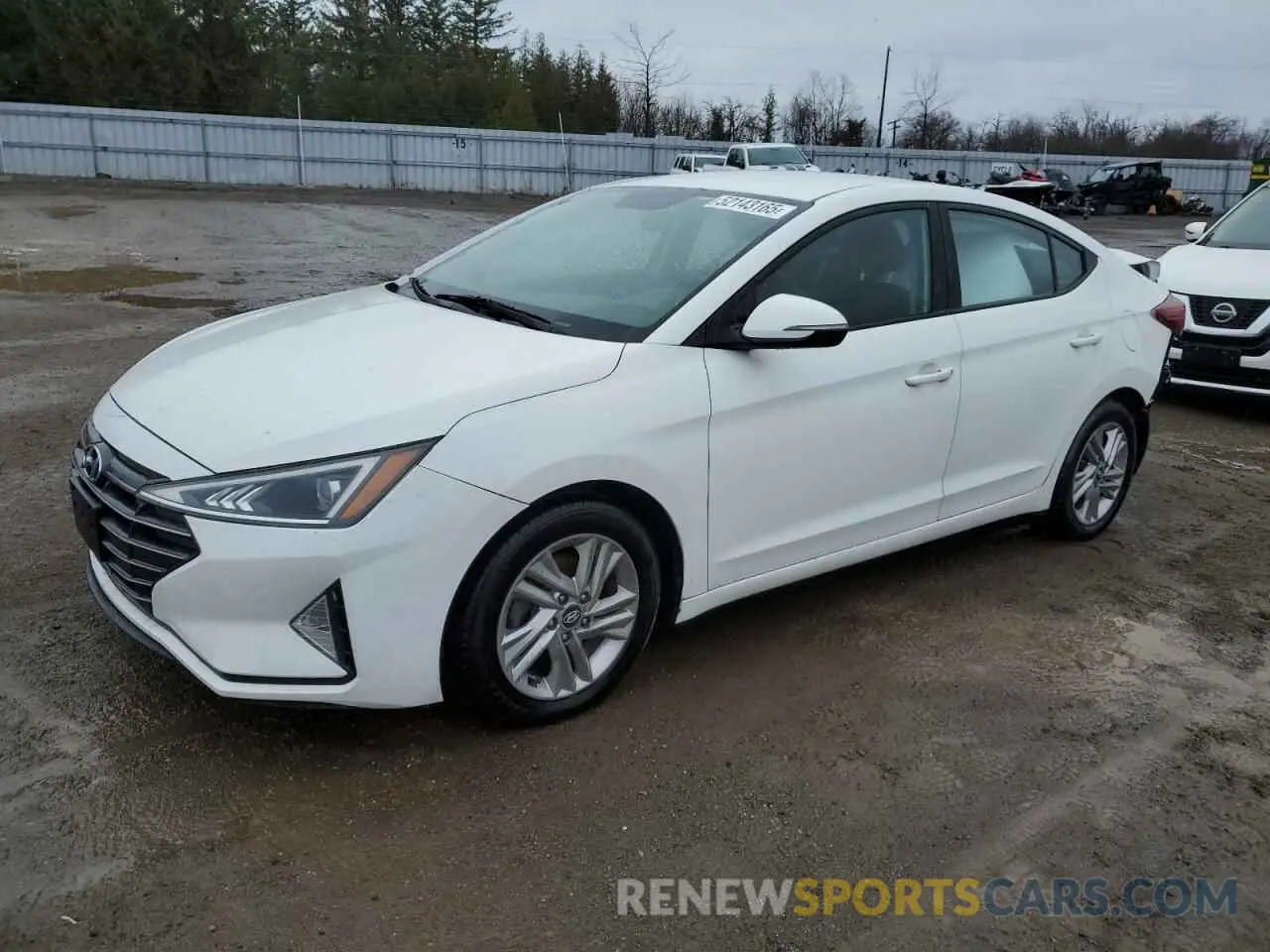 1 fotografías del automóvil dañado KMHD84LF1KU749933 HYUNDAI ELANTRA 2019