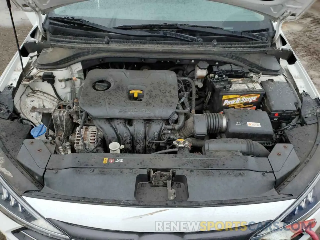 11 fotografías del automóvil dañado KMHD84LF1KU749933 HYUNDAI ELANTRA 2019