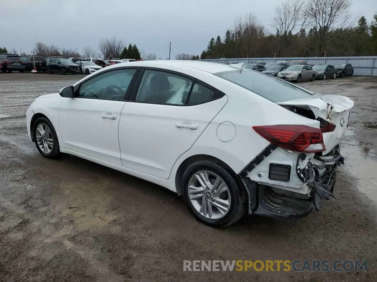 2 fotografías del automóvil dañado KMHD84LF1KU749933 HYUNDAI ELANTRA 2019