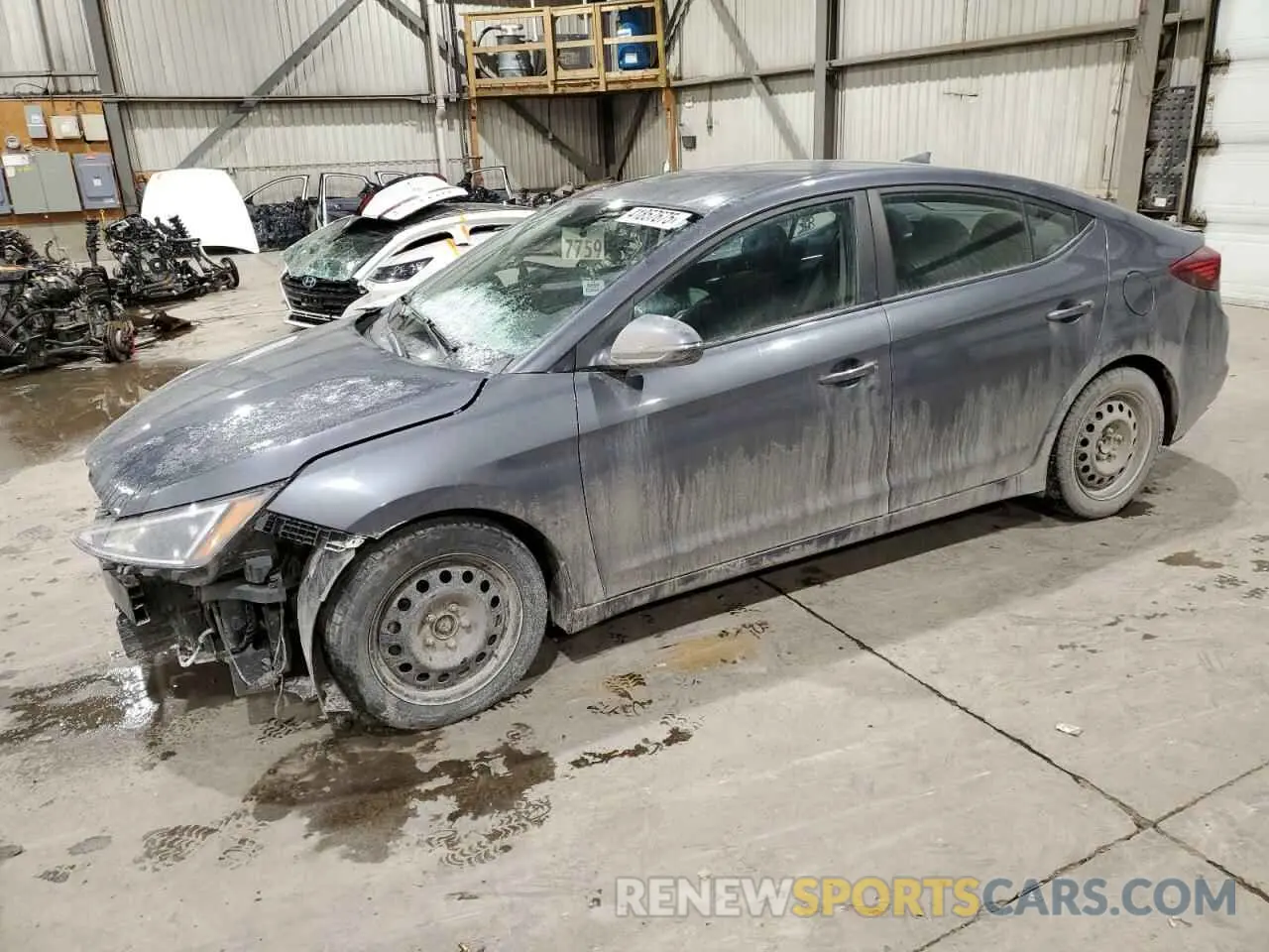 1 fotografías del automóvil dañado KMHD84LF1KU776209 HYUNDAI ELANTRA 2019