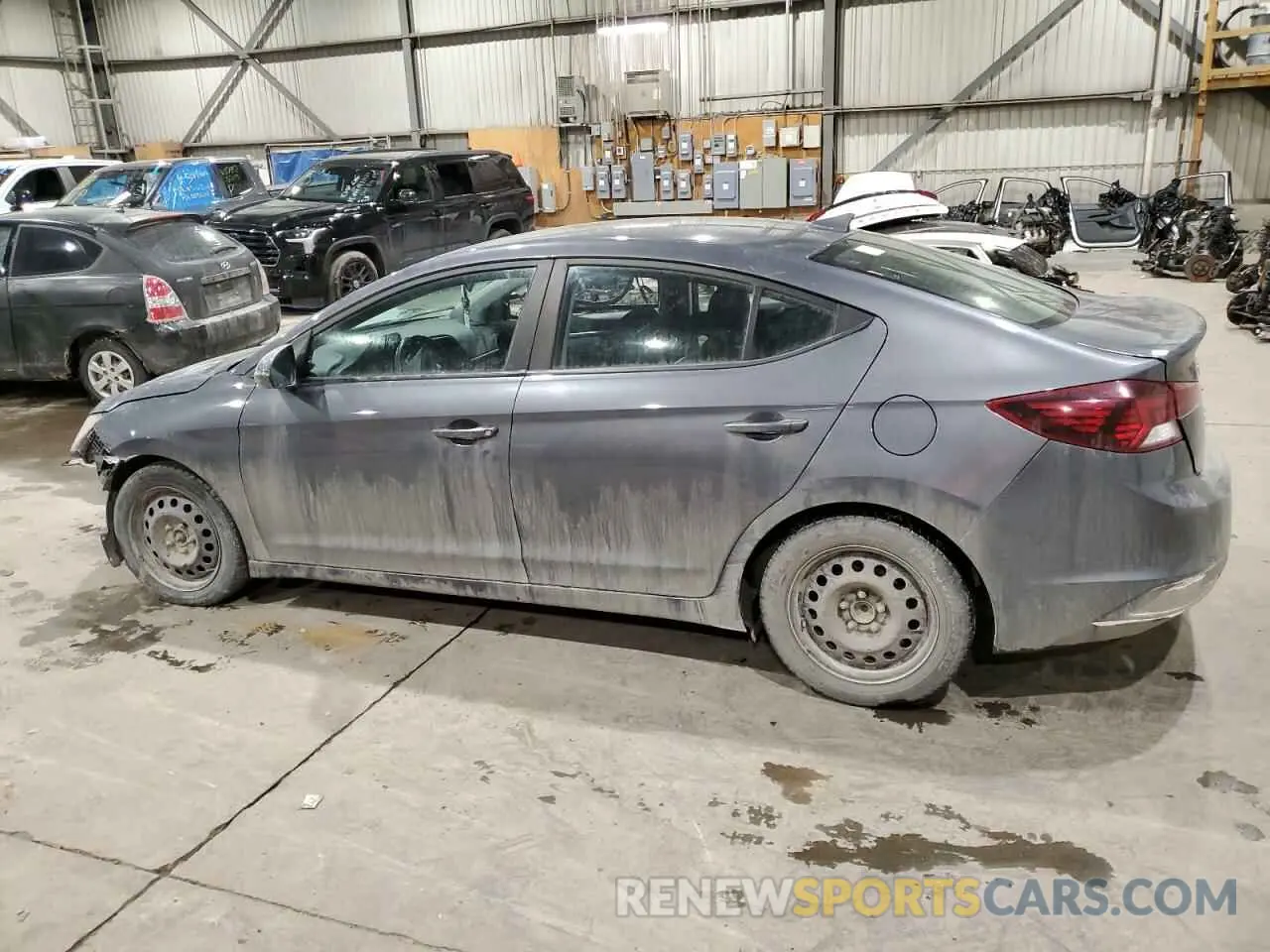 2 fotografías del automóvil dañado KMHD84LF1KU776209 HYUNDAI ELANTRA 2019