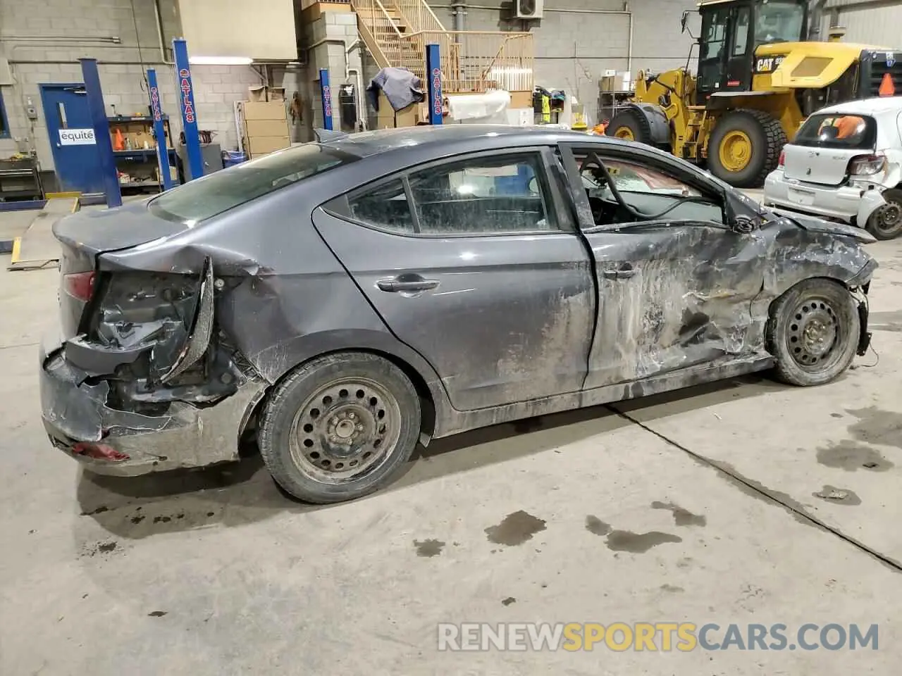 3 fotografías del automóvil dañado KMHD84LF1KU776209 HYUNDAI ELANTRA 2019