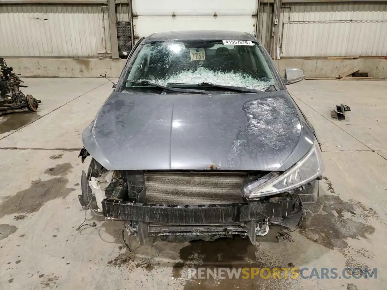 5 fotografías del automóvil dañado KMHD84LF1KU776209 HYUNDAI ELANTRA 2019