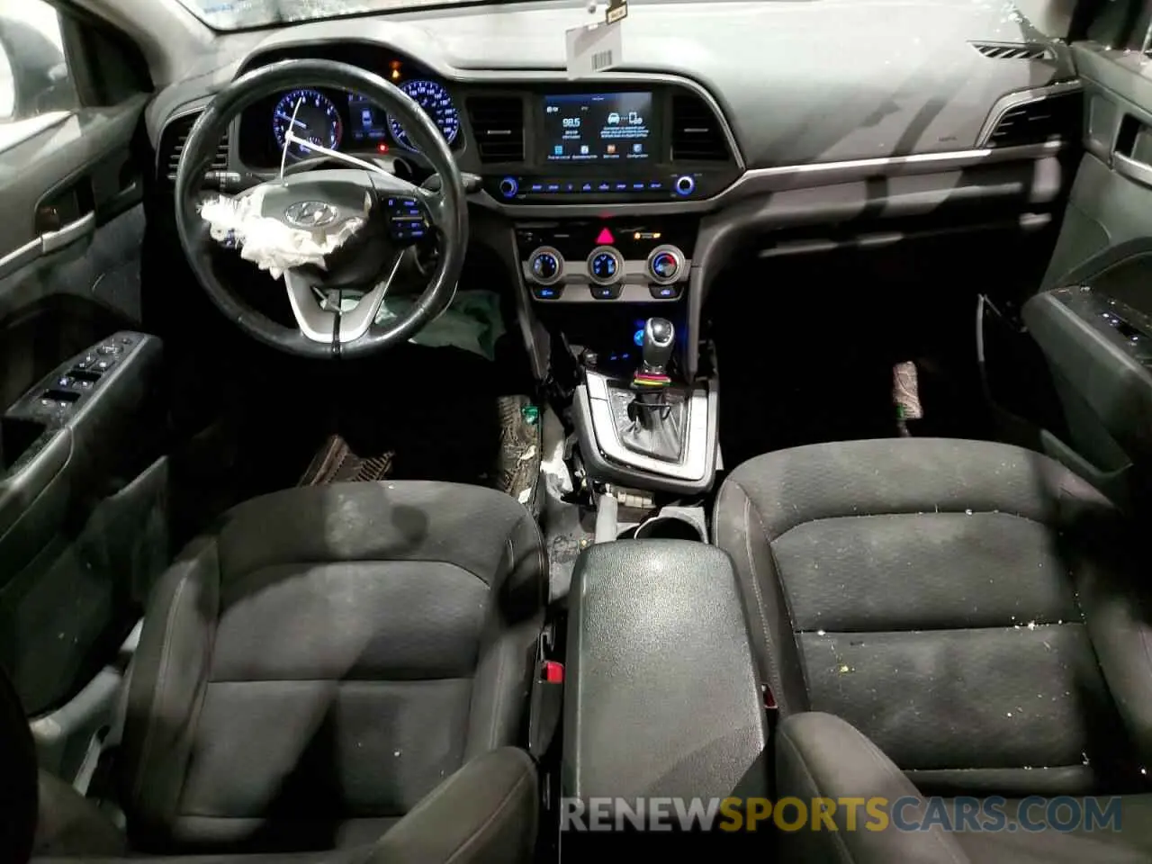 8 fotografías del automóvil dañado KMHD84LF1KU776209 HYUNDAI ELANTRA 2019
