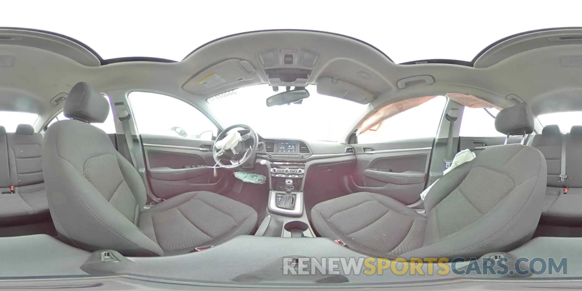 15 fotografías del automóvil dañado KMHD84LF1KU783144 HYUNDAI ELANTRA 2019