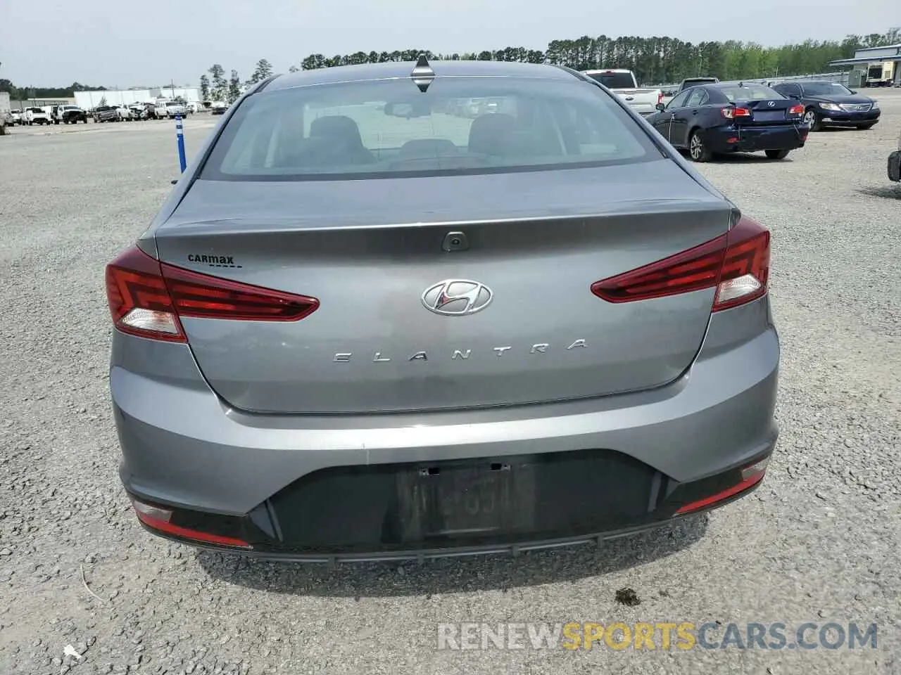 6 fotografías del automóvil dañado KMHD84LF1KU786996 HYUNDAI ELANTRA 2019
