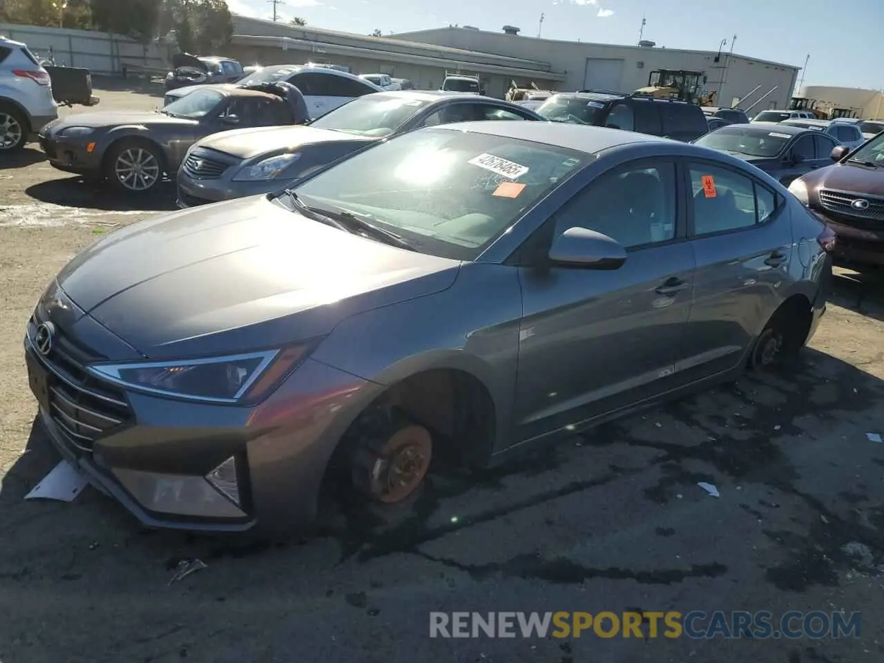 1 fotografías del automóvil dañado KMHD84LF1KU877802 HYUNDAI ELANTRA 2019