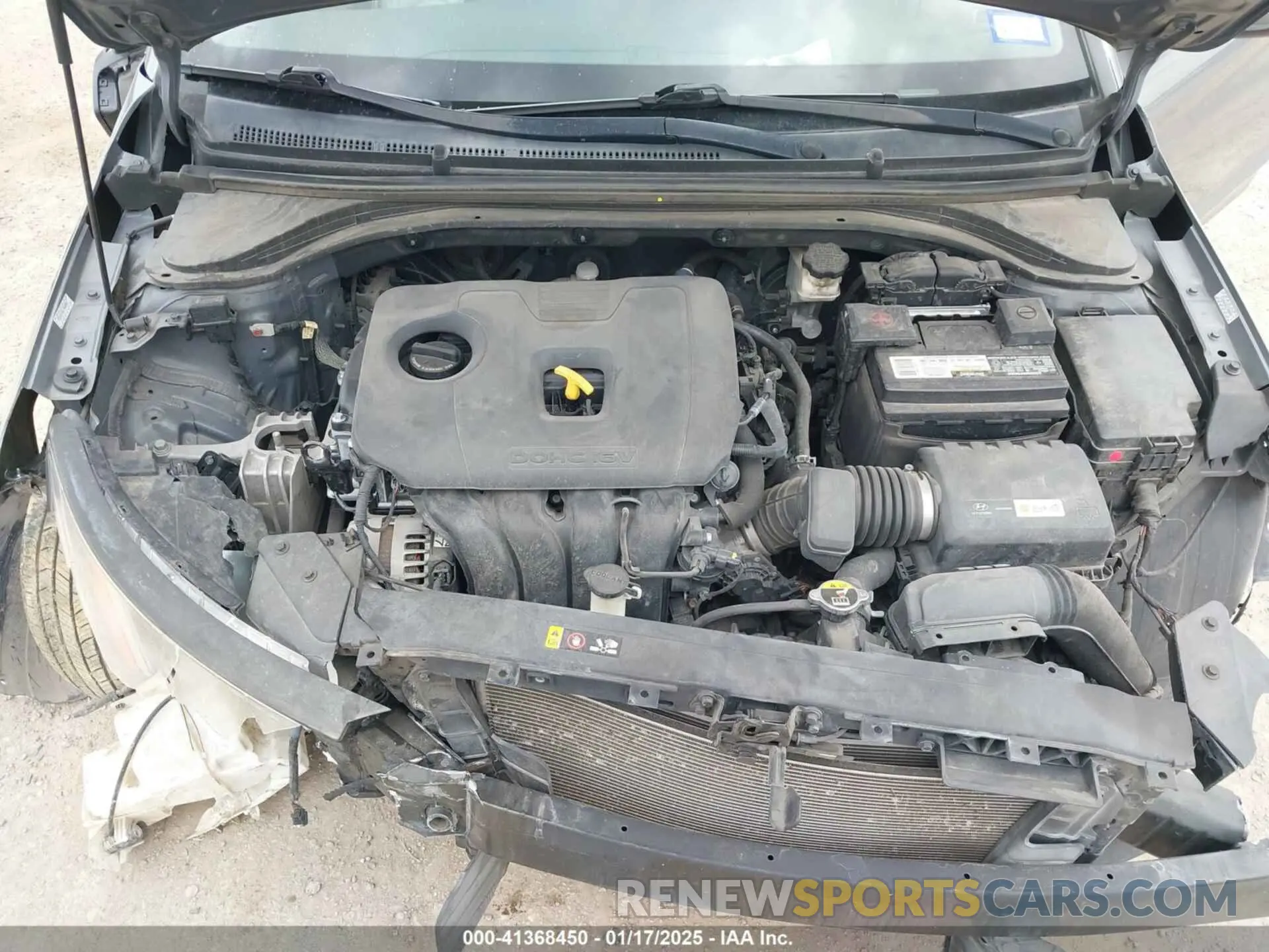 10 fotografías del automóvil dañado KMHD84LF2KU749312 HYUNDAI ELANTRA 2019