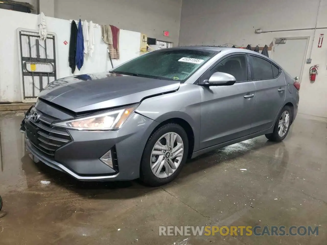 1 fotografías del automóvil dañado KMHD84LF2KU779474 HYUNDAI ELANTRA 2019