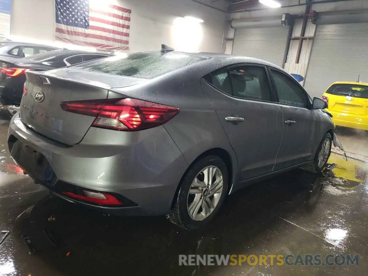 3 fotografías del automóvil dañado KMHD84LF2KU779474 HYUNDAI ELANTRA 2019
