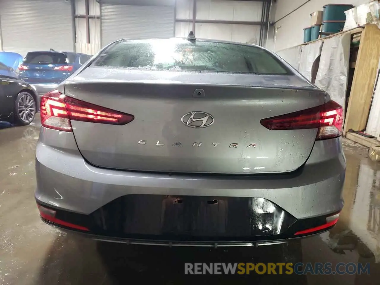 6 fotografías del automóvil dañado KMHD84LF2KU779474 HYUNDAI ELANTRA 2019