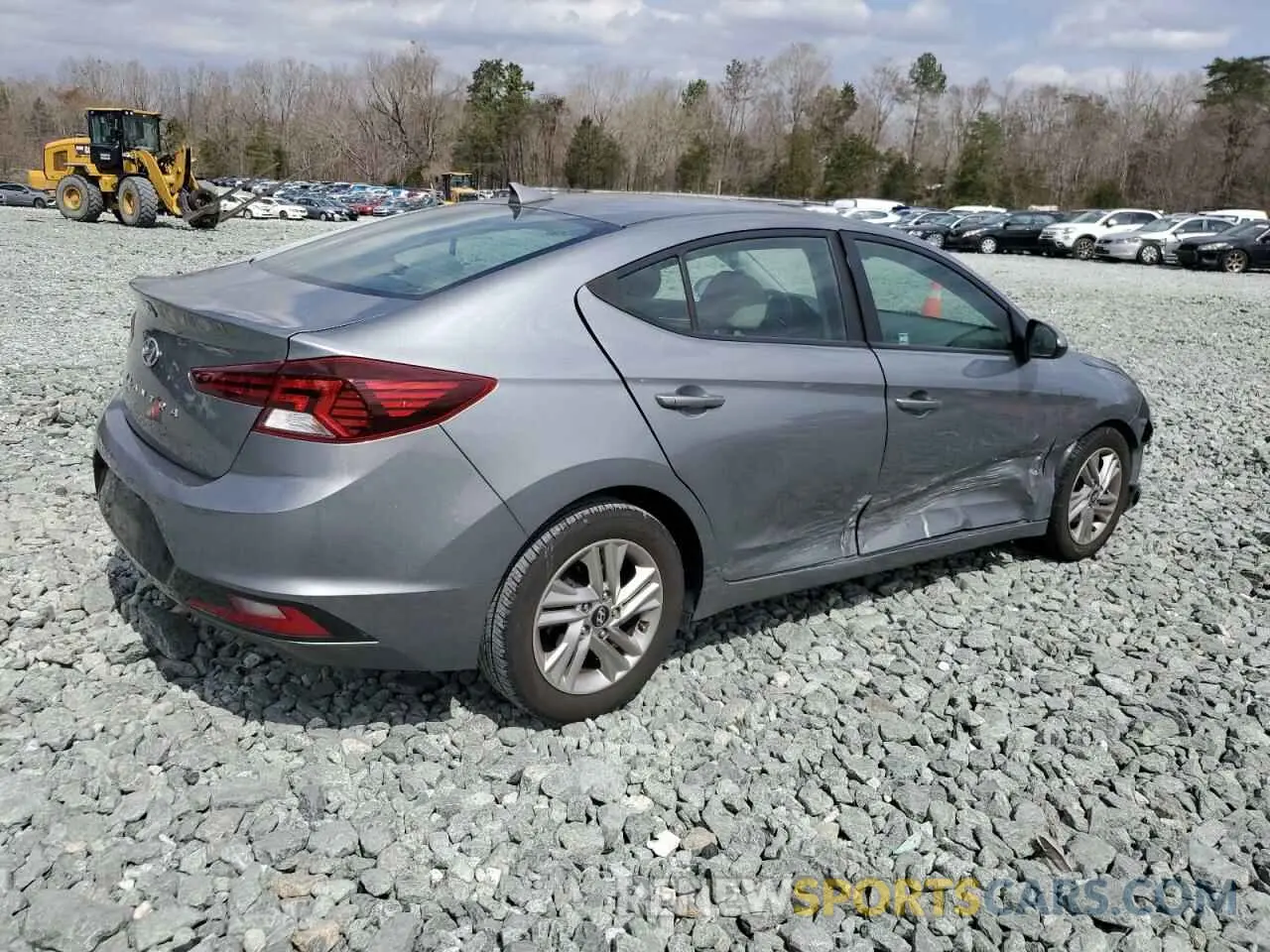 3 fotografías del automóvil dañado KMHD84LF2KU781788 HYUNDAI ELANTRA 2019