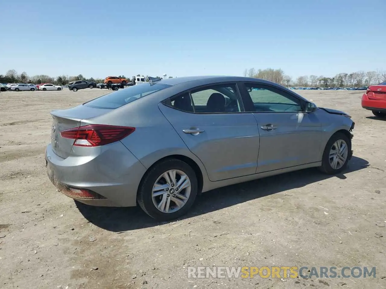 3 fotografías del automóvil dañado KMHD84LF2KU787168 HYUNDAI ELANTRA 2019
