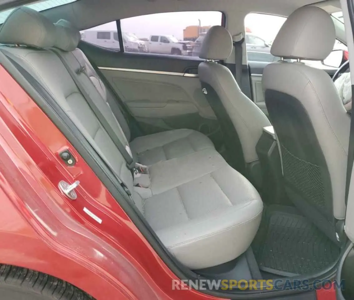 11 fotografías del automóvil dañado KMHD84LF2KU793584 HYUNDAI ELANTRA 2019