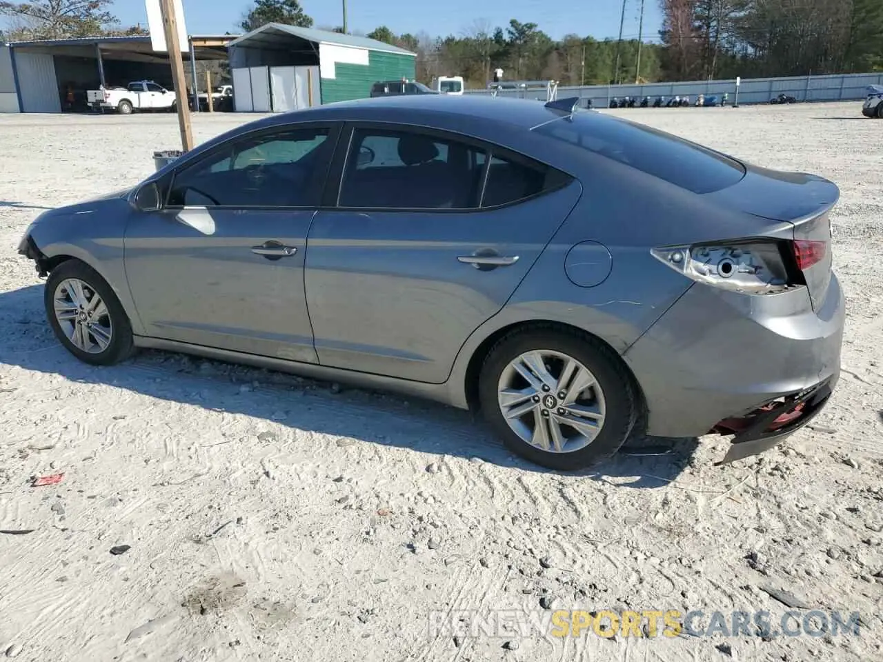 2 fotografías del automóvil dañado KMHD84LF3KU737458 HYUNDAI ELANTRA 2019