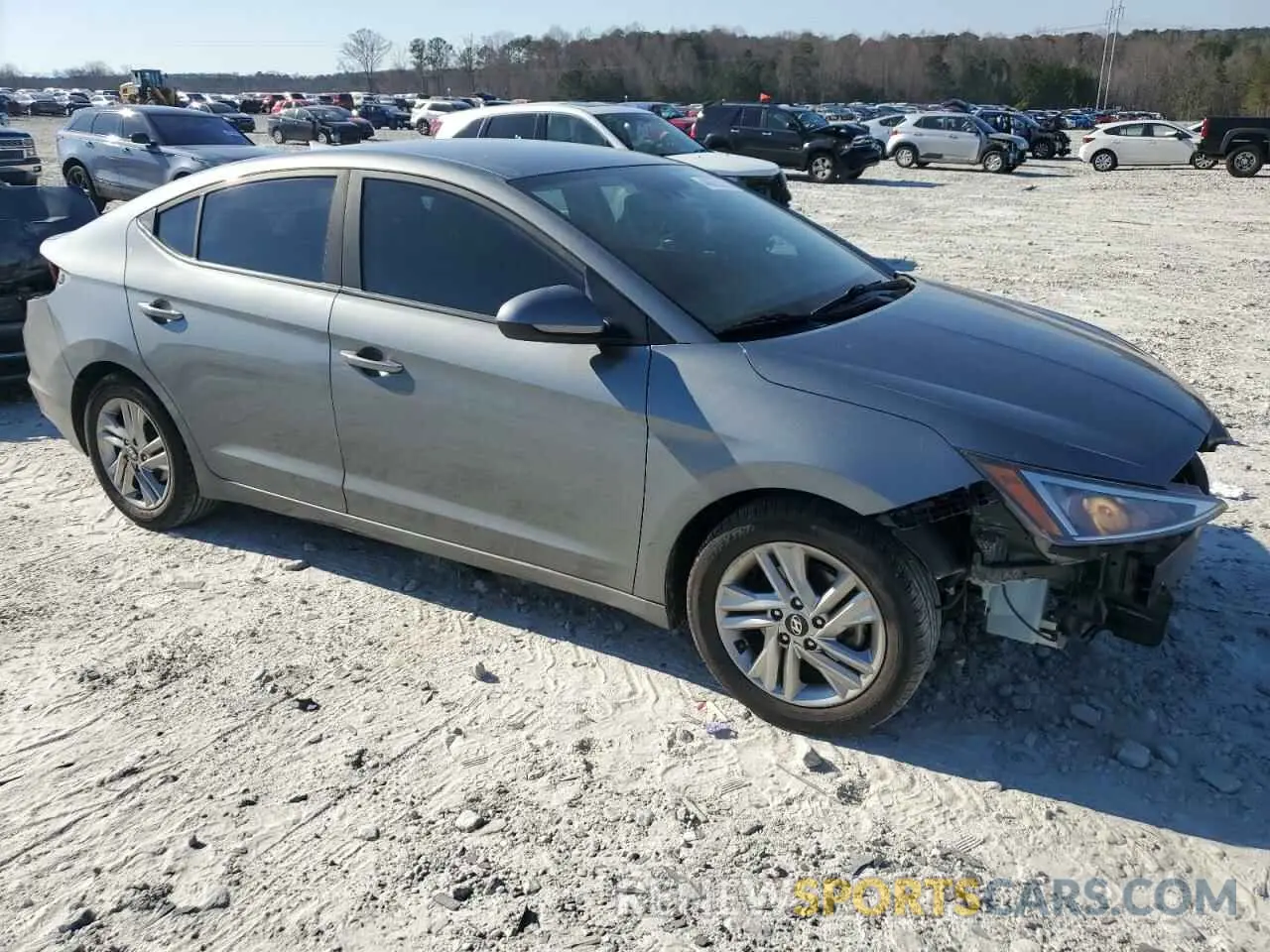 4 fotografías del automóvil dañado KMHD84LF3KU737458 HYUNDAI ELANTRA 2019