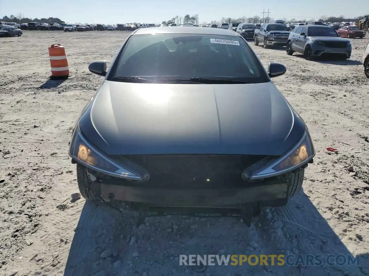 5 fotografías del automóvil dañado KMHD84LF3KU737458 HYUNDAI ELANTRA 2019