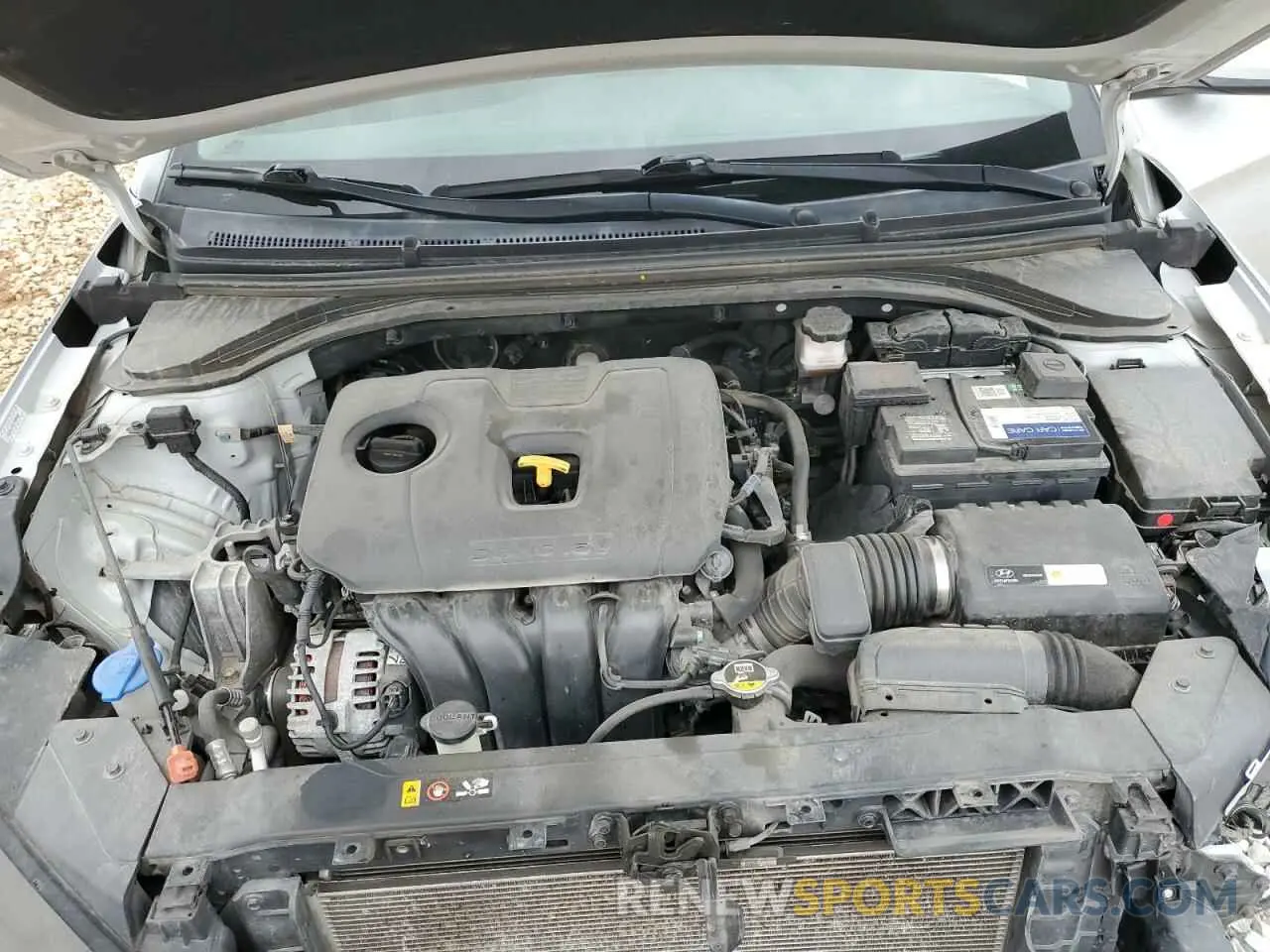11 fotografías del automóvil dañado KMHD84LF3KU745222 HYUNDAI ELANTRA 2019