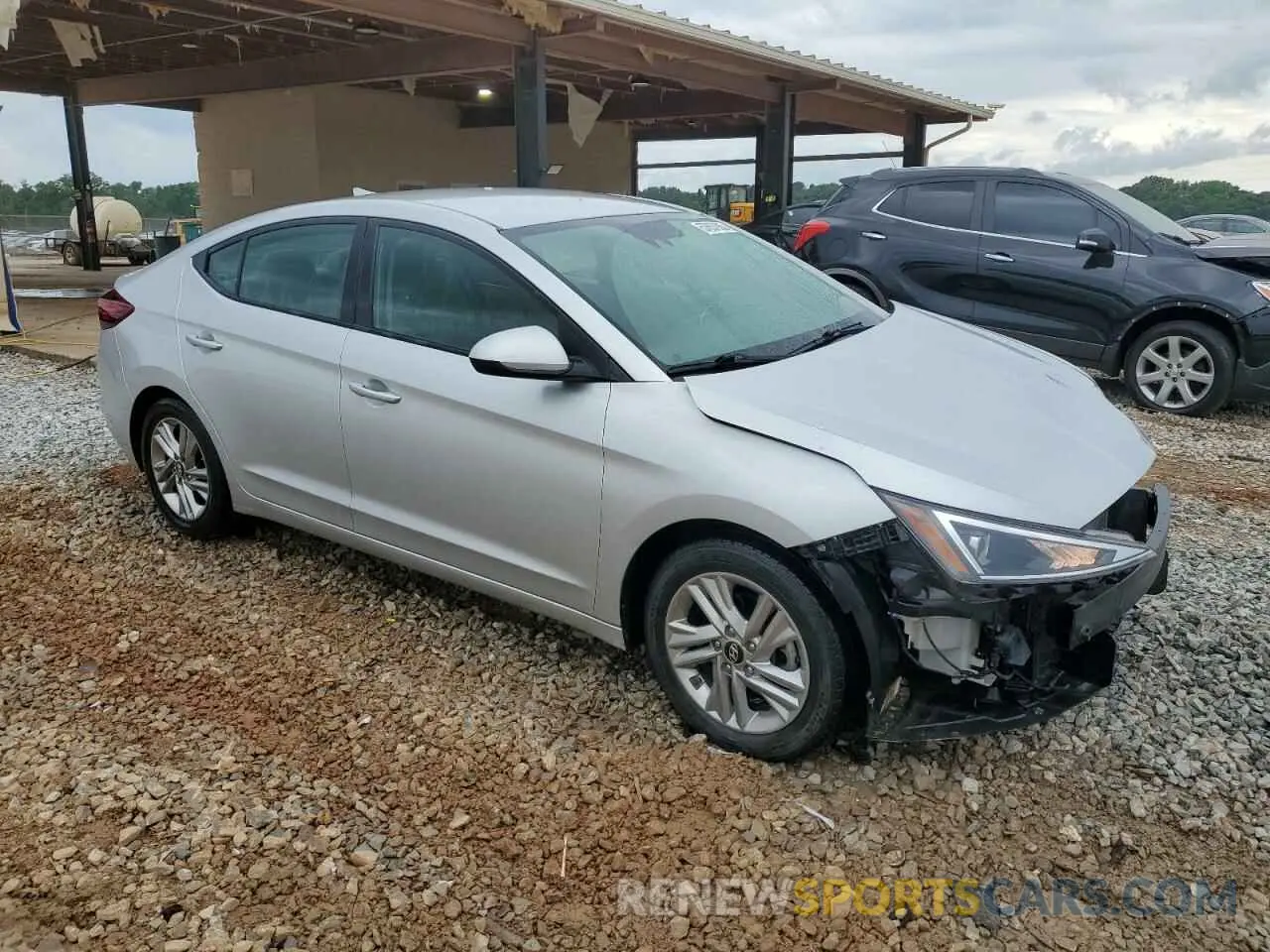 4 fotografías del automóvil dañado KMHD84LF3KU745222 HYUNDAI ELANTRA 2019