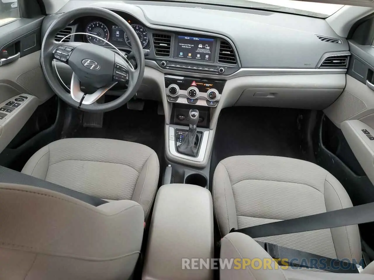 8 fotografías del automóvil dañado KMHD84LF3KU745222 HYUNDAI ELANTRA 2019