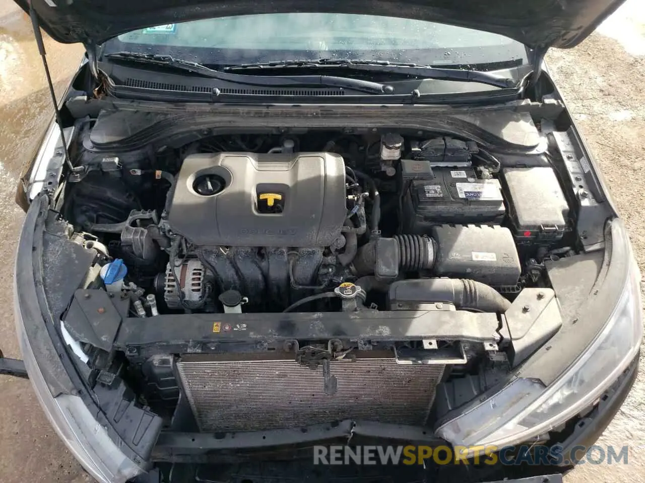 11 fotografías del automóvil dañado KMHD84LF3KU781993 HYUNDAI ELANTRA 2019