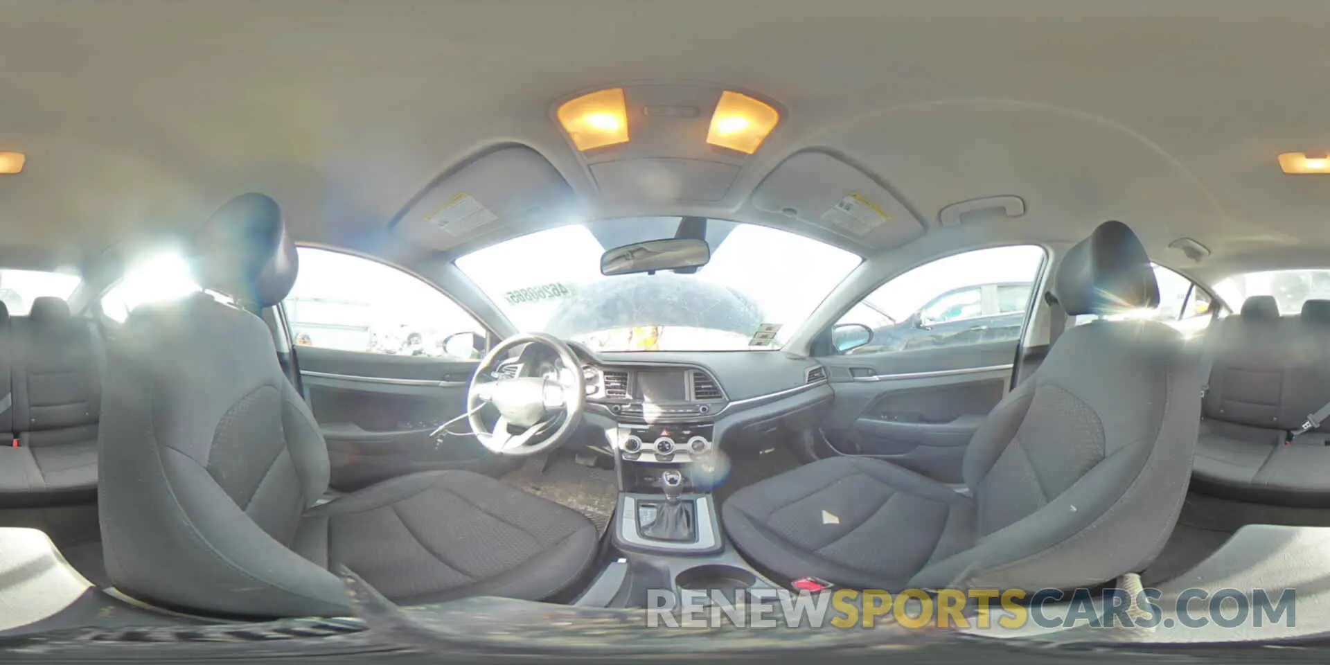 14 fotografías del automóvil dañado KMHD84LF3KU781993 HYUNDAI ELANTRA 2019