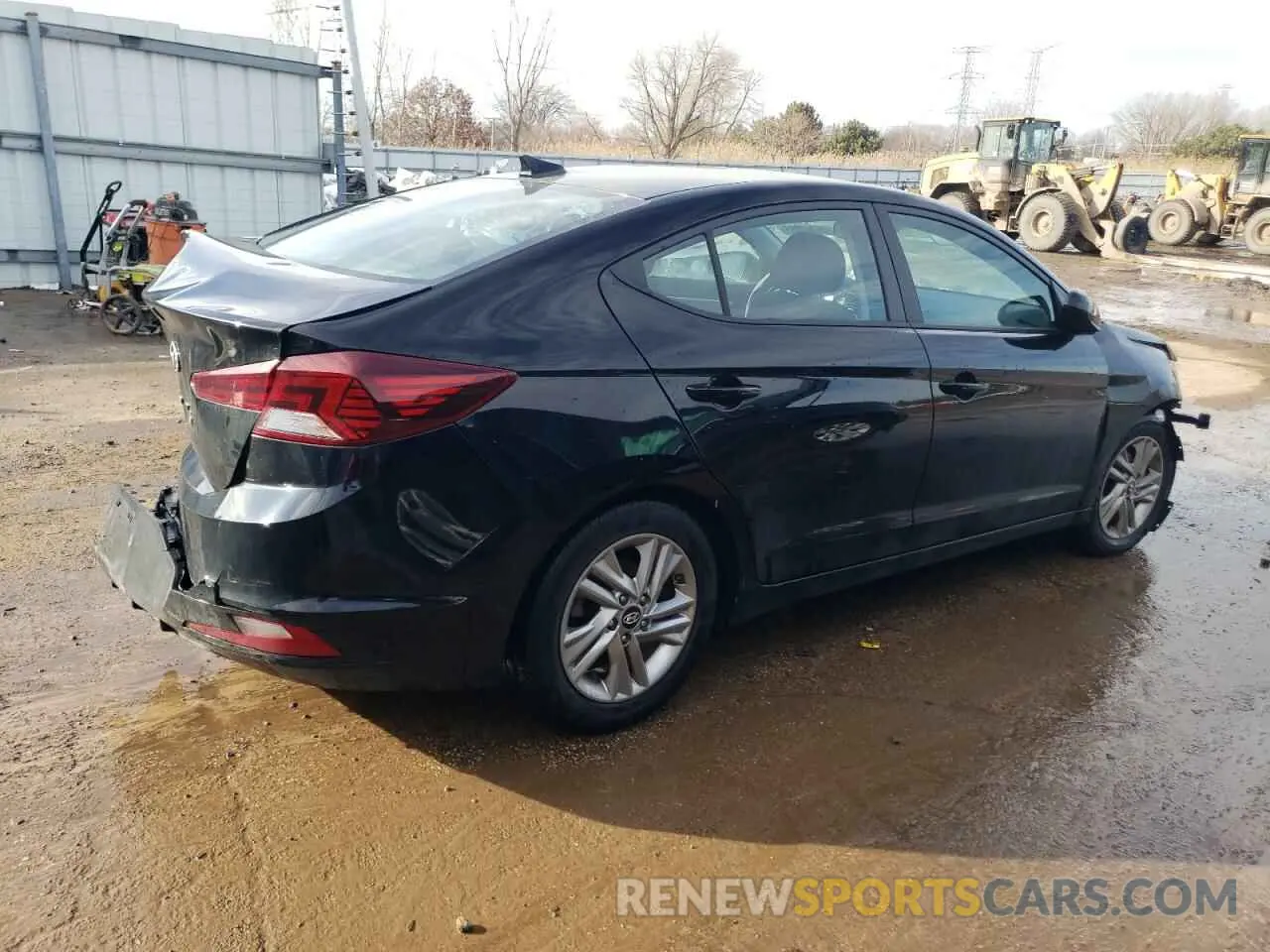 3 fotografías del automóvil dañado KMHD84LF3KU781993 HYUNDAI ELANTRA 2019