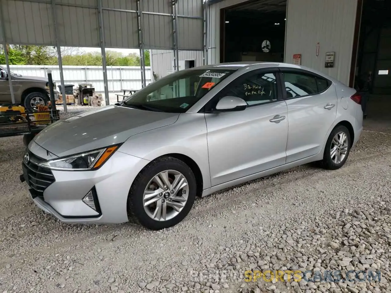 1 fotografías del automóvil dañado KMHD84LF4KU755063 HYUNDAI ELANTRA 2019