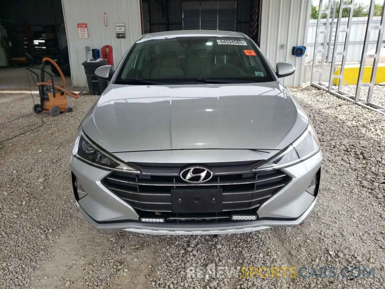 5 fotografías del automóvil dañado KMHD84LF4KU755063 HYUNDAI ELANTRA 2019