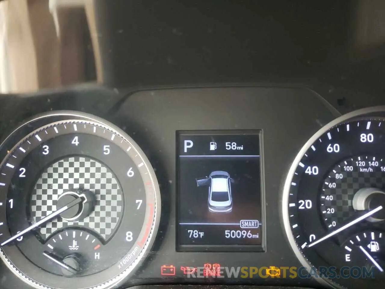 9 fotografías del automóvil dañado KMHD84LF4KU755063 HYUNDAI ELANTRA 2019