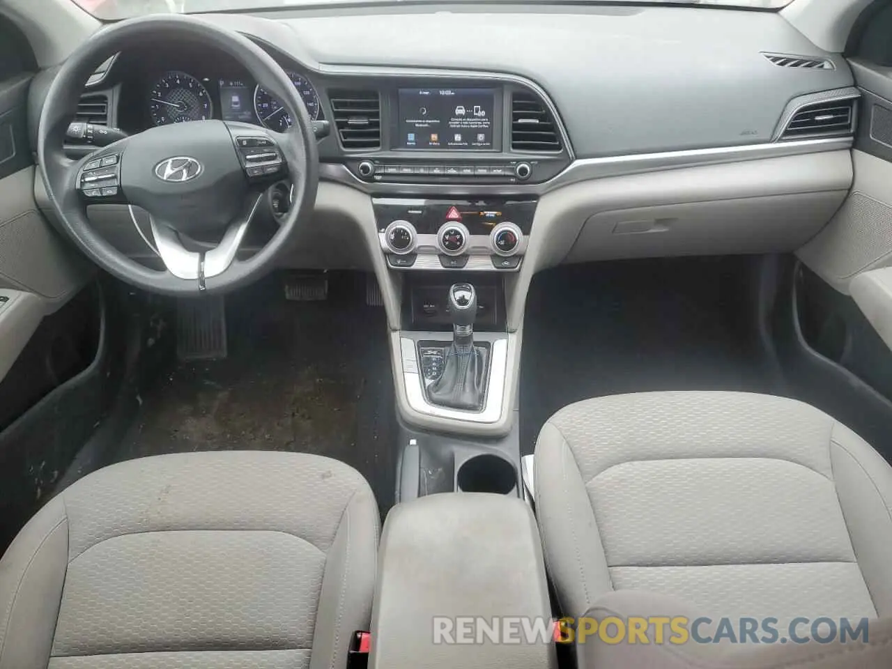 8 fotografías del automóvil dañado KMHD84LF4KU761154 HYUNDAI ELANTRA 2019