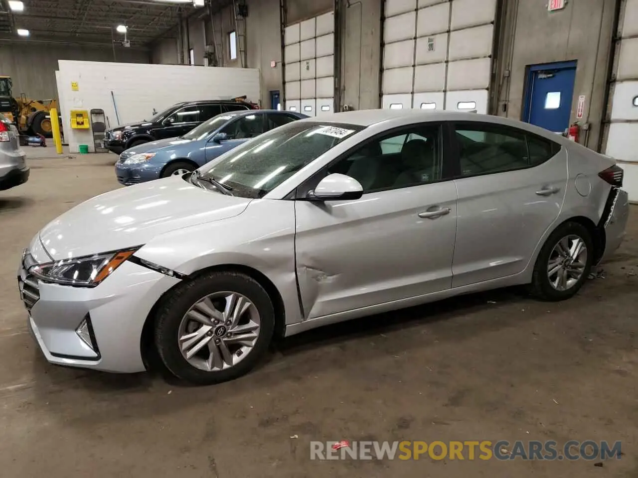 1 fotografías del automóvil dañado KMHD84LF4KU769786 HYUNDAI ELANTRA 2019