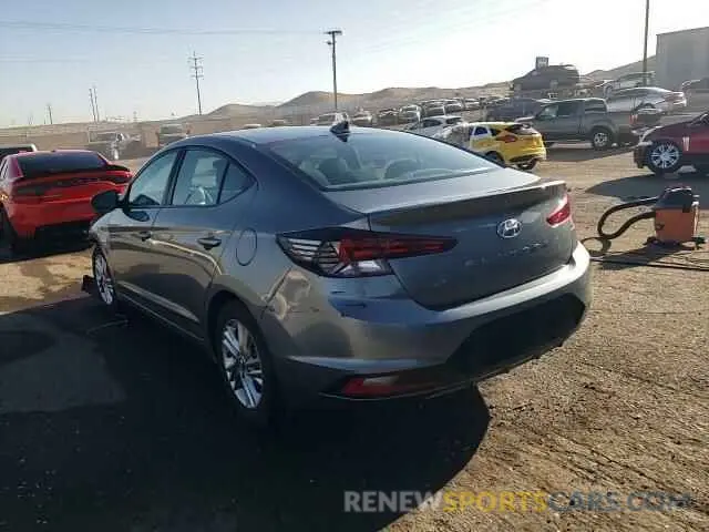 13 fotografías del automóvil dañado KMHD84LF4KU772655 HYUNDAI ELANTRA 2019