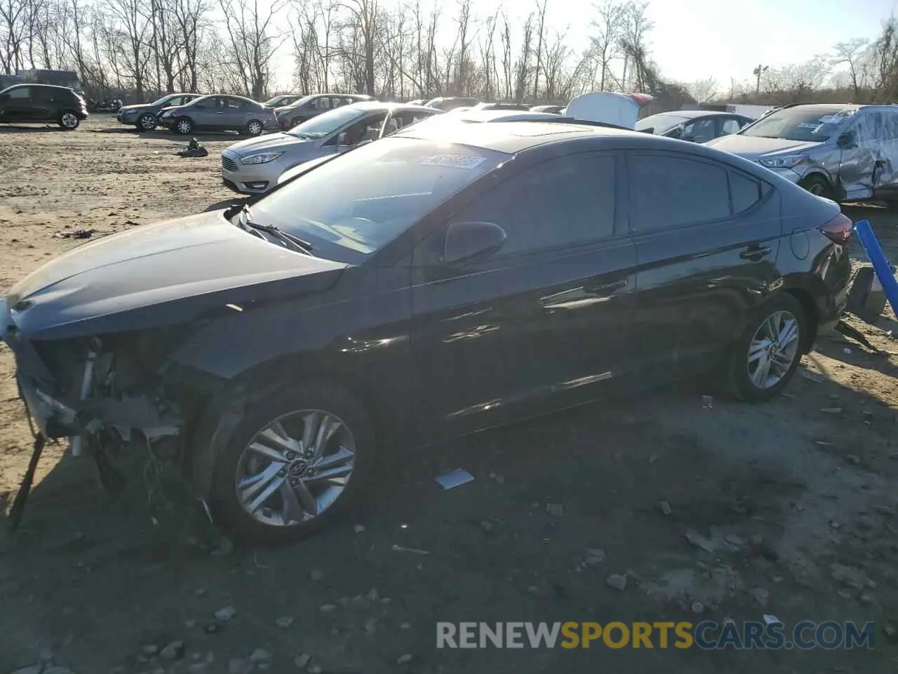 1 fotografías del automóvil dañado KMHD84LF4KU810045 HYUNDAI ELANTRA 2019
