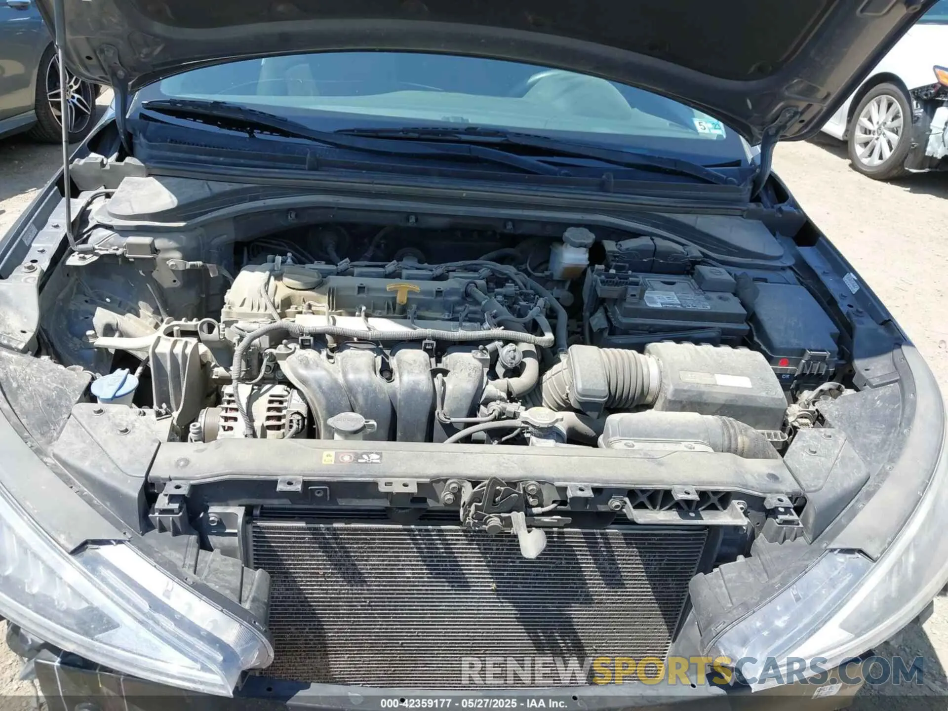 10 fotografías del automóvil dañado KMHD84LF4KU862789 HYUNDAI ELANTRA 2019