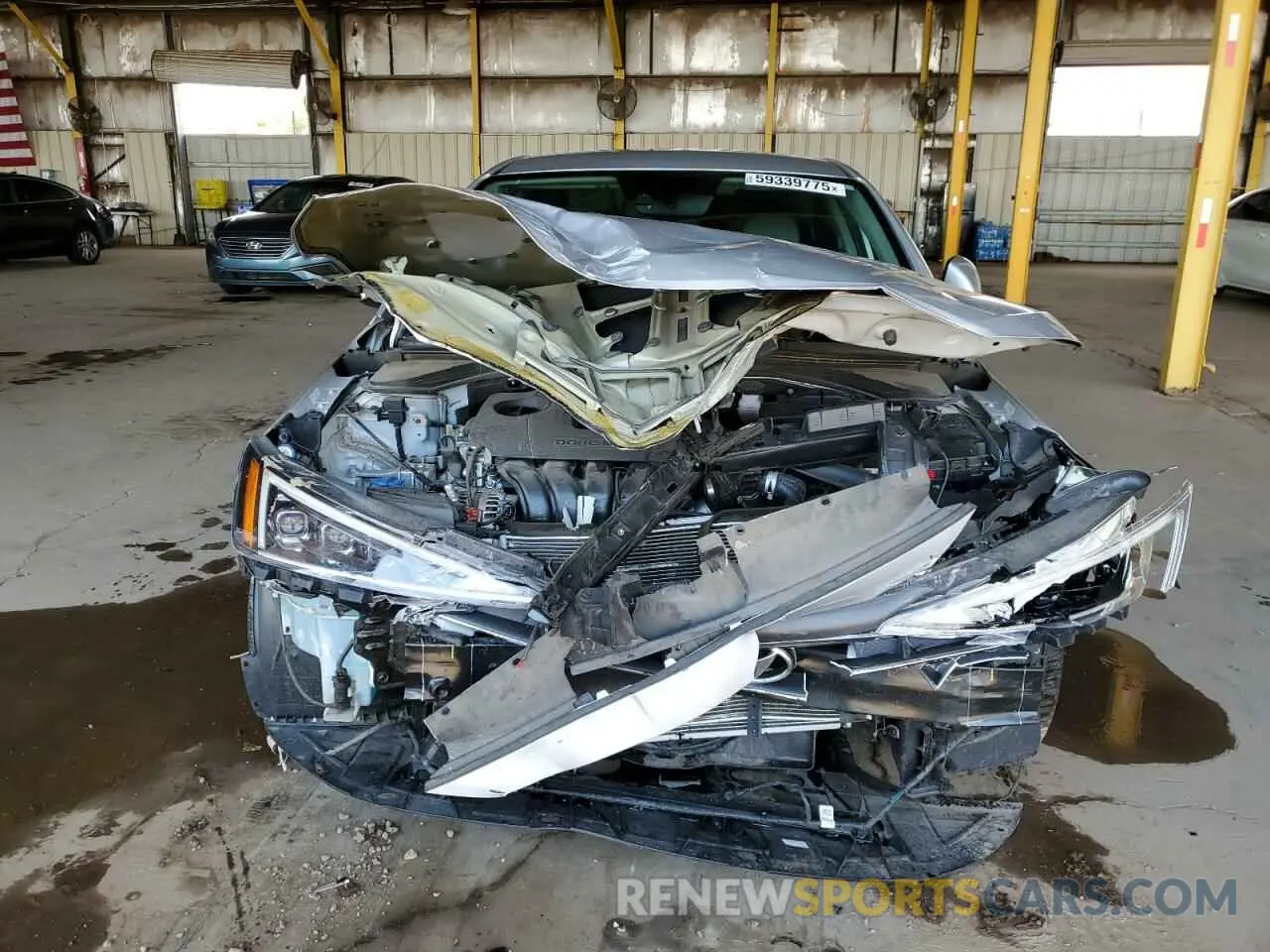 5 fotografías del automóvil dañado KMHD84LF5KU843734 HYUNDAI ELANTRA 2019