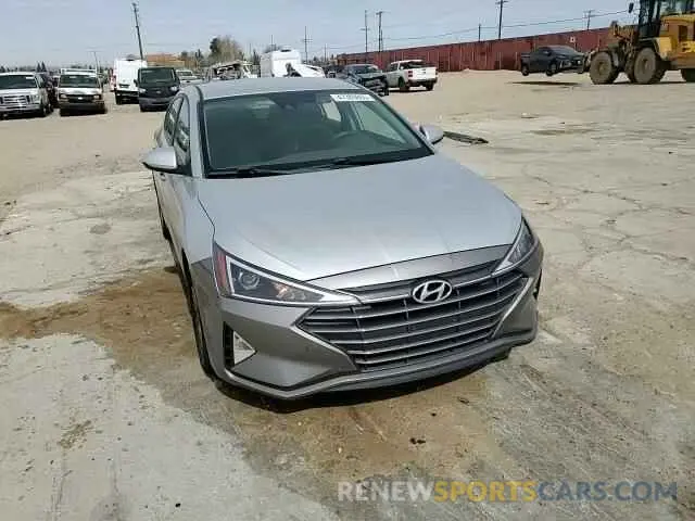 11 fotografías del automóvil dañado KMHD84LF6KU766419 HYUNDAI ELANTRA 2019