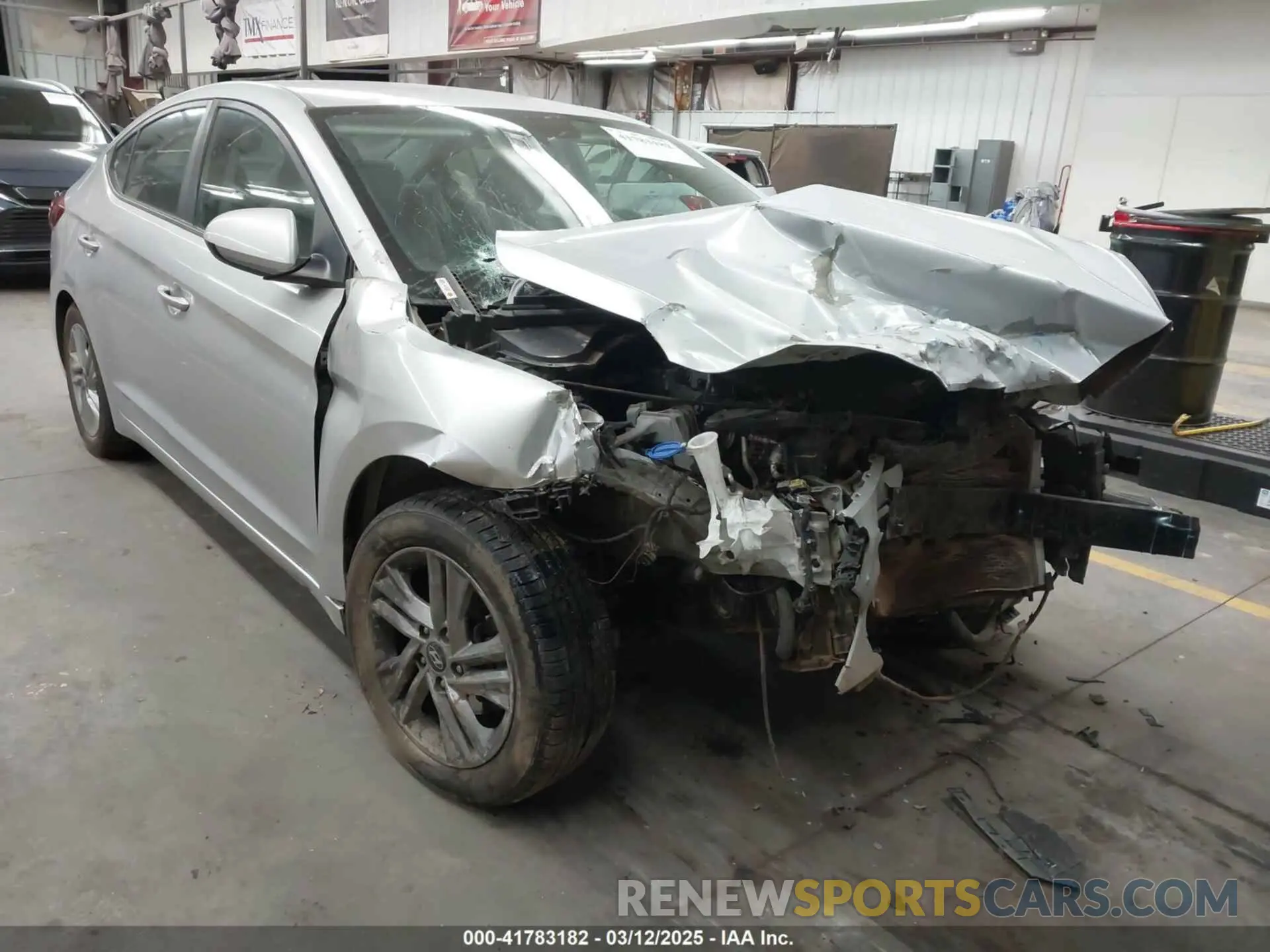 1 fotografías del automóvil dañado KMHD84LF6KU769398 HYUNDAI ELANTRA 2019