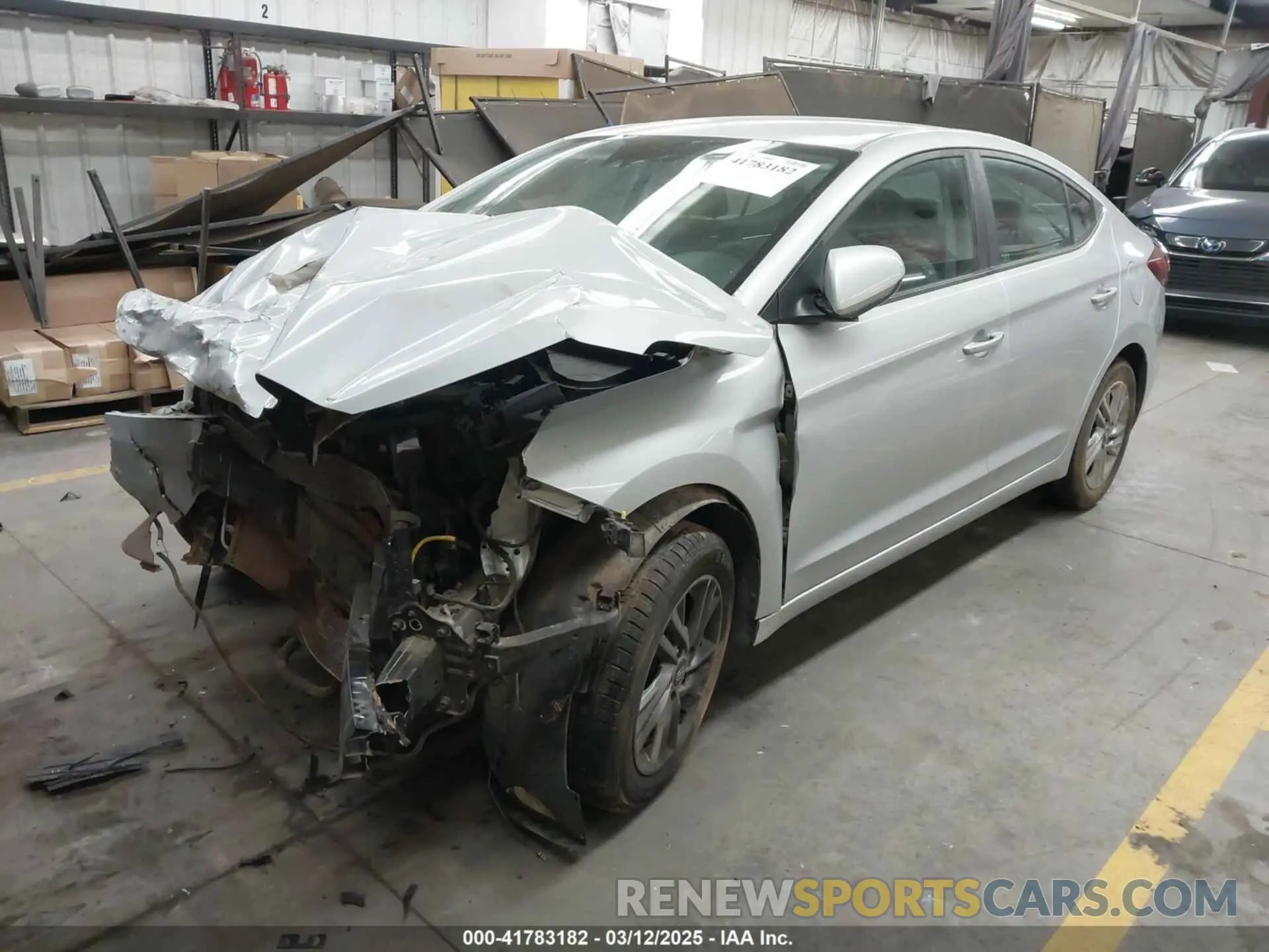 2 fotografías del automóvil dañado KMHD84LF6KU769398 HYUNDAI ELANTRA 2019