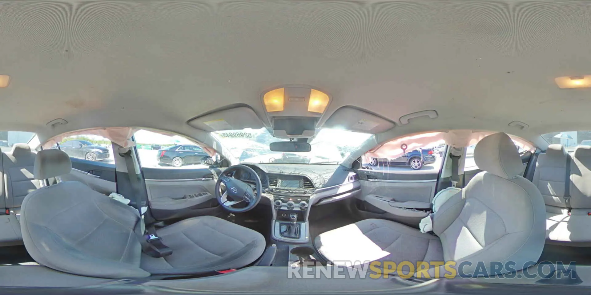 14 fotografías del automóvil dañado KMHD84LF7KU750553 HYUNDAI ELANTRA 2019