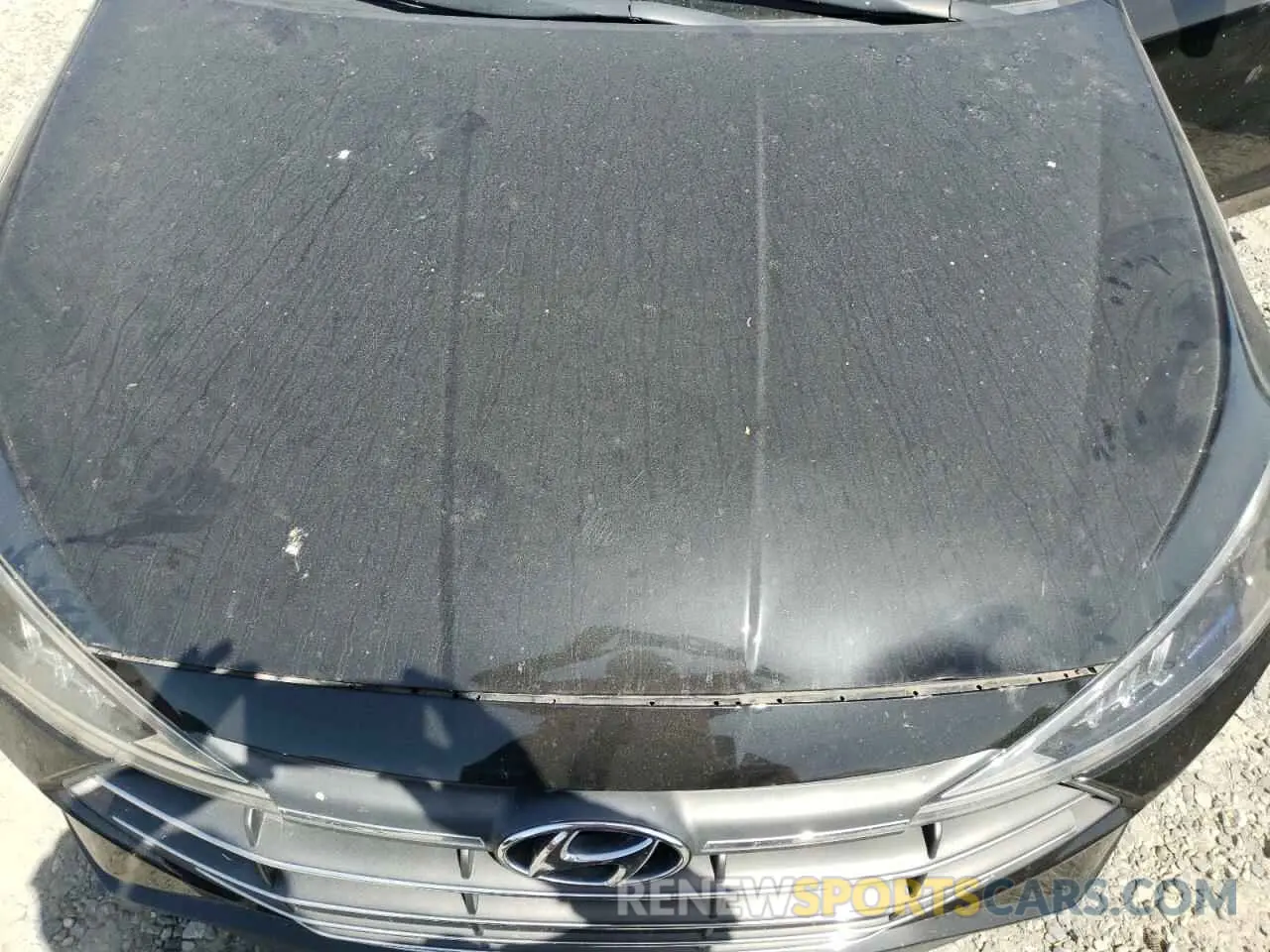11 fotografías del automóvil dañado KMHD84LF7KU779860 HYUNDAI ELANTRA 2019